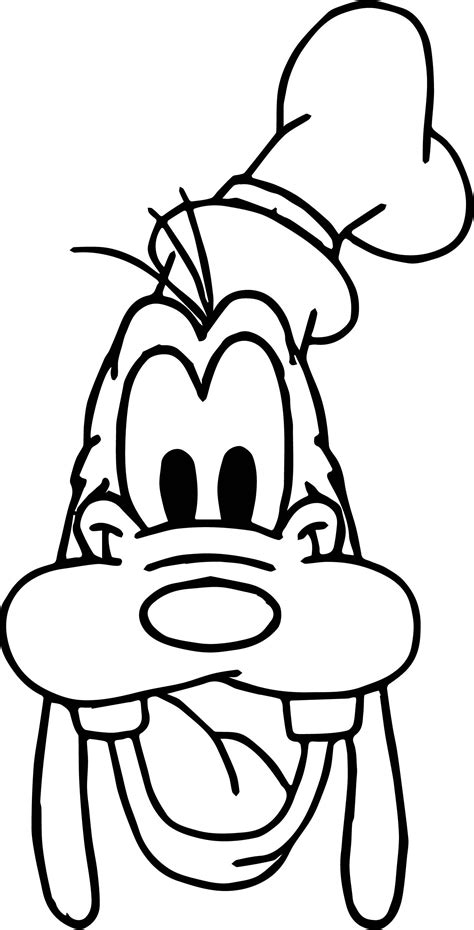 nice Goofy Smile Face Coloring Page | Disney coloring pages, Goofy drawing, Cartoon coloring pages