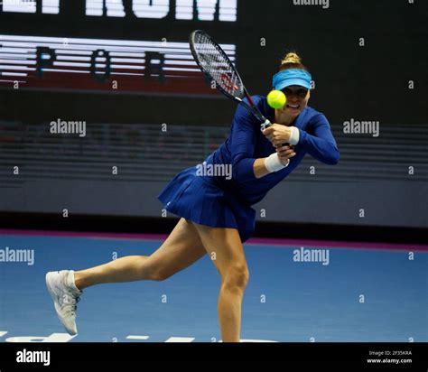 Saint Petersburg, Russia - 15 March 2021: Tennis, Arina Rodionova of ...