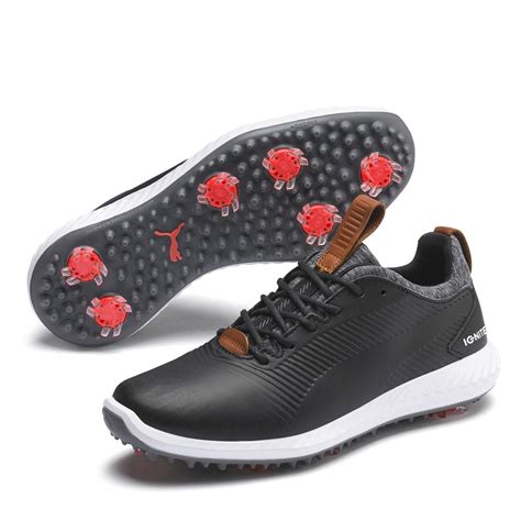 Puma | Ignite Pwradapt 2.0 Jrs Spiked Golf Shoes Boys | Black ...