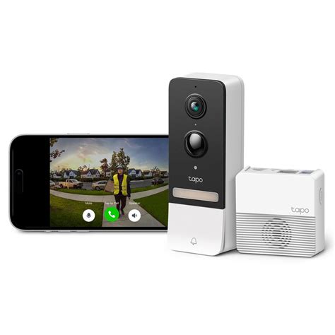 TP-Link Tapo 2K Wireless Video Doorbell with Hub - JB Hi-Fi