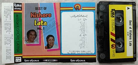 The Best of Kishore Lata Vol 1 Hindi Film Songs Audio Cassette - Tamil ...