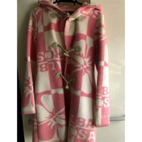 Alba Rosa Blanket Coat Hibiscus Free Size | eBay