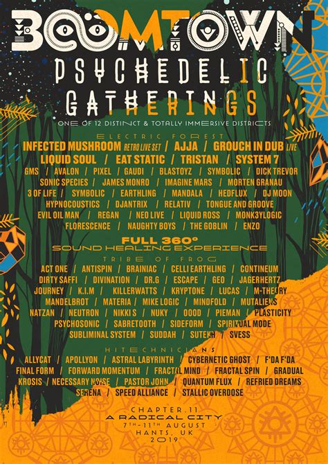 LINEUP-NEWS: BOOMTOWN 2019 reveals psychedelic LINEUP! | ELECTRONIC-FESTIVALS.COM