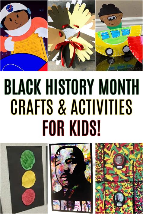 Inspiring Black History Month Crafts & Activities For Kids