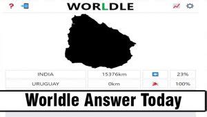 Worldle Answer Today (May 2023) All wordle geography game Answers ...