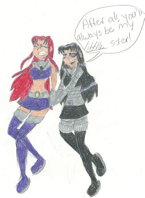 Blackfire vs. Starfire by epicpenguin145 on DeviantArt