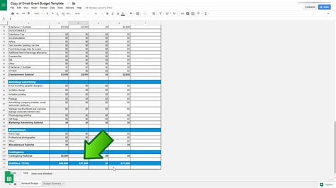 How To Use an Event Budget Template - Google Sheets Version Event Planning Tools, Event Budget ...