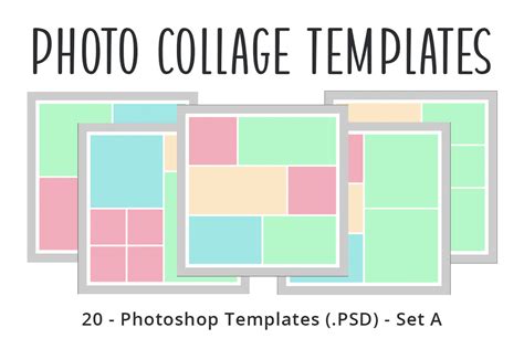 Photo Collage Scrapbook Template Graphic by Lemon Paper Lab · Creative ...