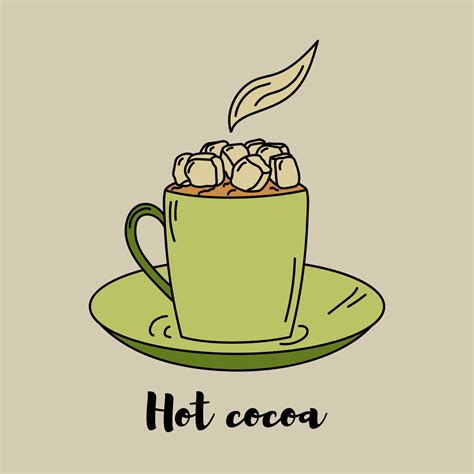 Cocoa cup vector colored icon. 21750887 Vector Art at Vecteezy