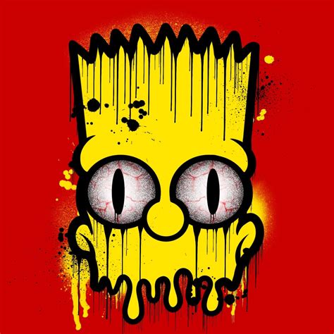 Bart Face Inspired simpsons Design Bundle - Etsy