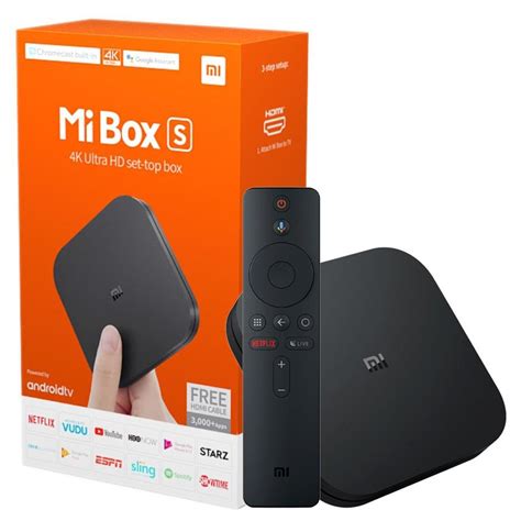 Mi Box S – 4K Ultra HD Streaming Media Player – Google Assistant ...