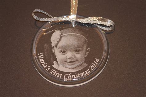 Laser engraved photo ornament! Great holiday gift idea from MBF Laser ...