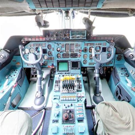 Cockpit of the Antonov An-225 Mriya in Kiev, Ukraine (Google Maps)