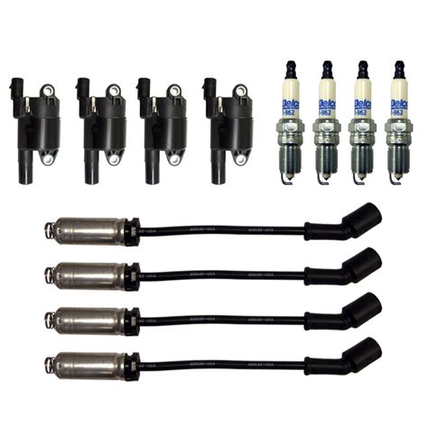 4 ADP Ignition Coils + 4 ACDelco Spark Plugs + 4 Herlux Spark Plug ...