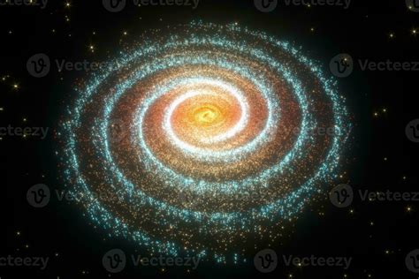 Glowing particles and milky way galaxy,explosive sparks,3d rendering. 27841566 Stock Photo at ...