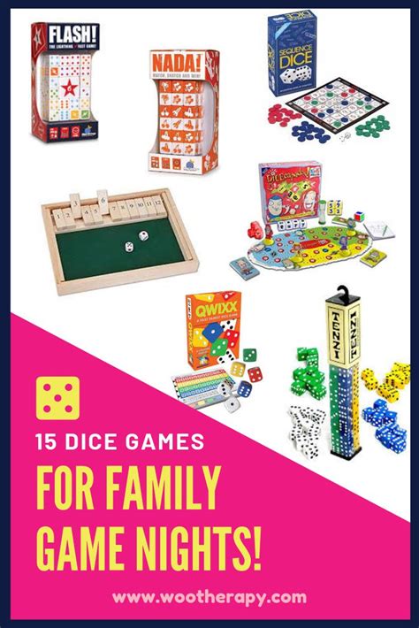 15 Fun Family Dice Games for your family's next game night | Dice games ...