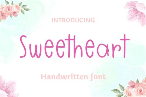 Sweetheart Font by zikadoozz · Creative Fabrica