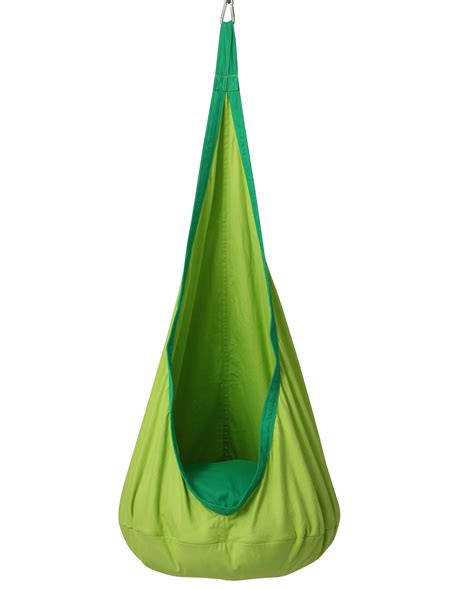 Green Kids Sensory Swing Pod Chair - Heavenly Hammocks