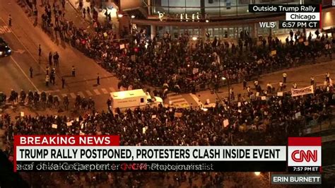 Protesters gathered outside Donald Trump rally - CNN Video