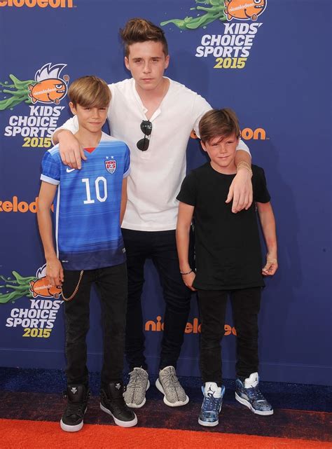 Beckham Boys at Kids' Choice Sports Awards Pictures | POPSUGAR Celebrity