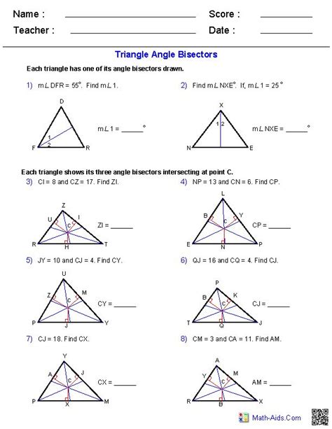 Angles Of Triangles Math Worksheets | Triangle worksheet, Geometry worksheets, Triangle math