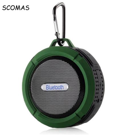 SCOMAS Bluetooth portable speaker Subwoofer soundbar Wireless car speaker with microphone ...