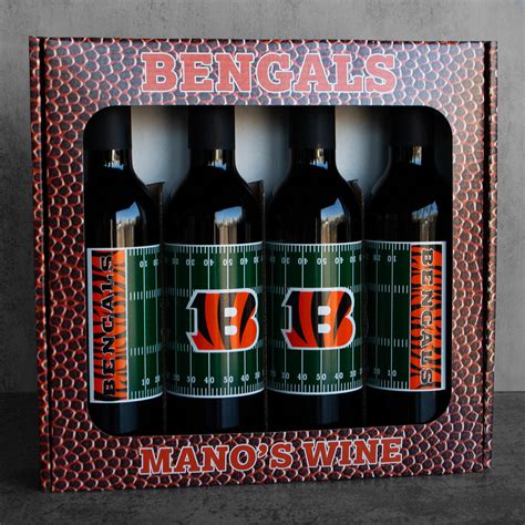 Cincinnati Bengals 375ml 4 Pack Gift Box – Mano's Wine