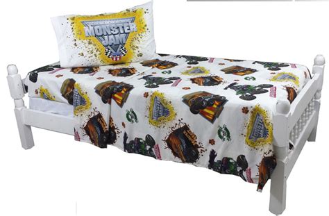 Monster Jam Twin Sheet Set Monster Truck Destruction Bedding - Contemporary - Kids Bedding - by ...