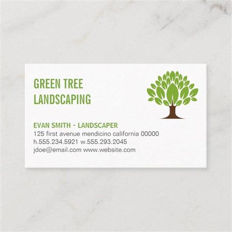 Tree Stylized Logo Business Card | Zazzle | Business card logo, Funny ...