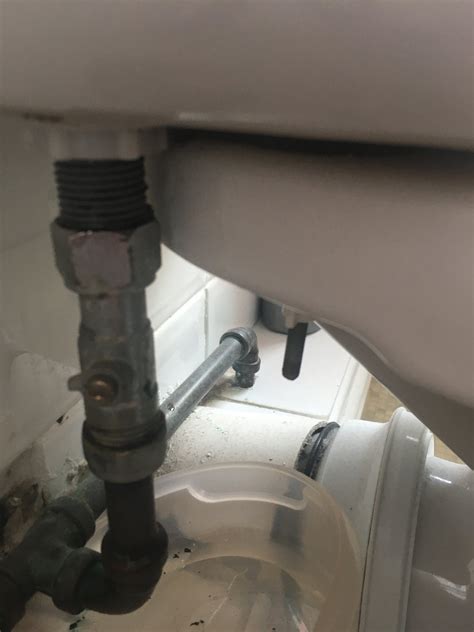 Leak from toilet cistern inlet pipe. — MoneySavingExpert Forum