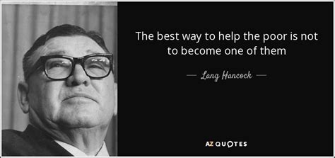 QUOTES BY LANG HANCOCK | A-Z Quotes