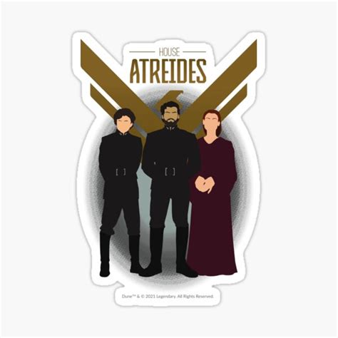 "House Atreides" Sticker for Sale by whoisjade | Redbubble