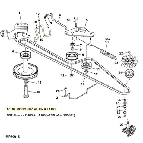 John Deere X360 Parts Diagram - BeltDiagram.net