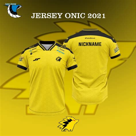 Jersey Onic Esport 2021 Terbaru Baju Gaming Onic Murah full printing ...