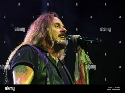 Johnny Van Zant of Lynyrd Skynyrd performs at the Jacobs Pavillon for Stock Photo, Royalty Free ...