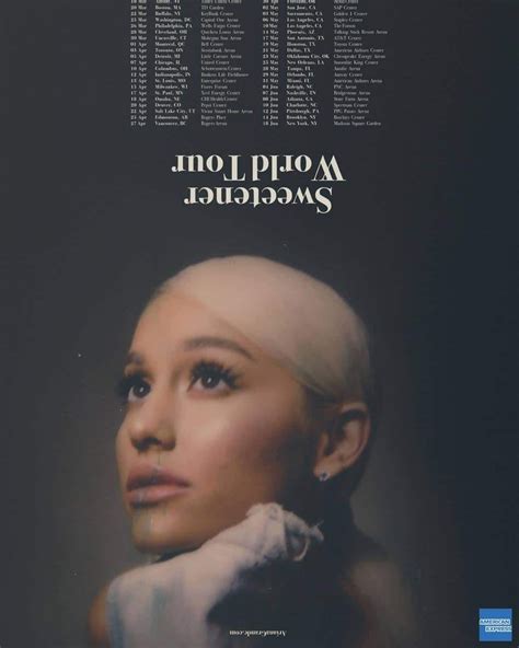 Sweetener World Tour Poster Ariana Grande Wallpapers - Wallpaper Cave