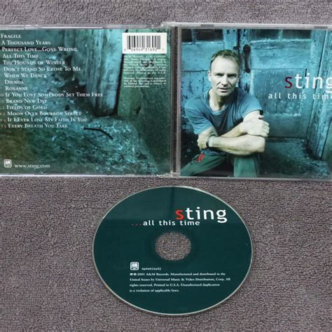 Sting All This Time Audio CD 2001 A&M Records The... - Depop