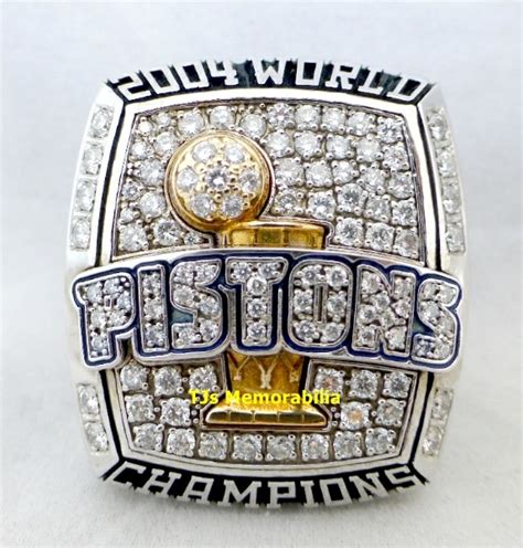 2004 DETROIT PISTONS NBA CHAMPIONSHIP RING - Buy and Sell Championship Rings