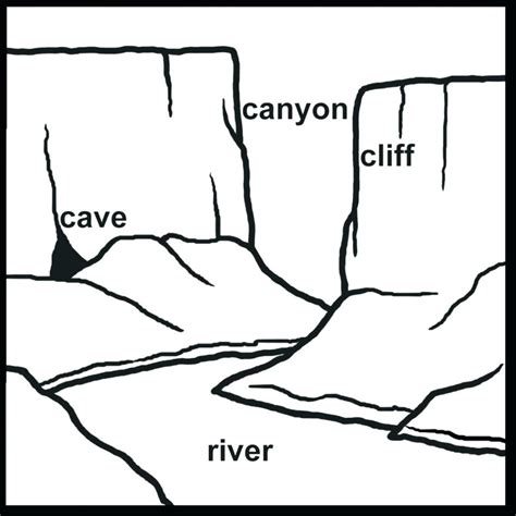 Landforms Coloring Pages at GetColorings.com | Free printable colorings pages to print and color