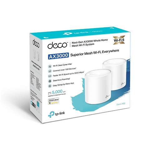 Deco X60 | AX3000 Whole Home Mesh Wi-Fi 6 System | TP-Link