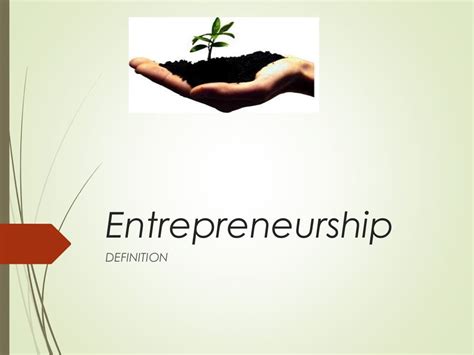 Entrepreneurship Ppt For Students