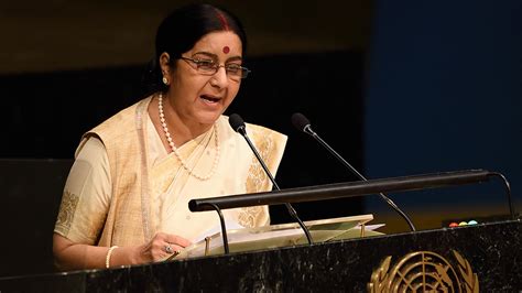 Sushma Swaraj to address UN General Assembly session on 29 September according to provisional ...