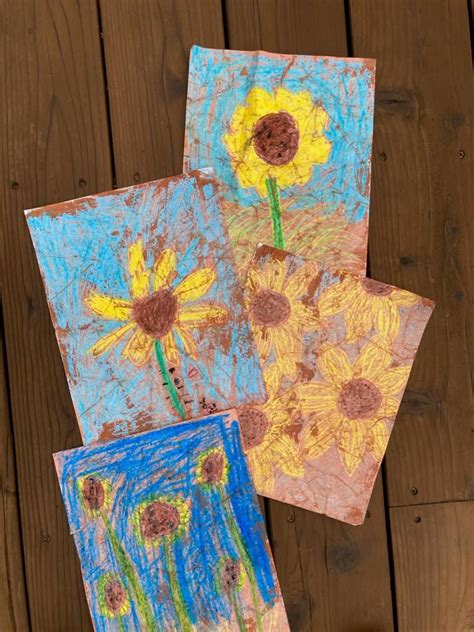 Sunflower Batik Art Project for Kids - I Can Teach My Child!