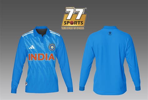 NEW INDIA TEAM JERSEY 2023 BY ADIDAS-FULL SLEEVES - 77sports - Best sports shop in maharashtra