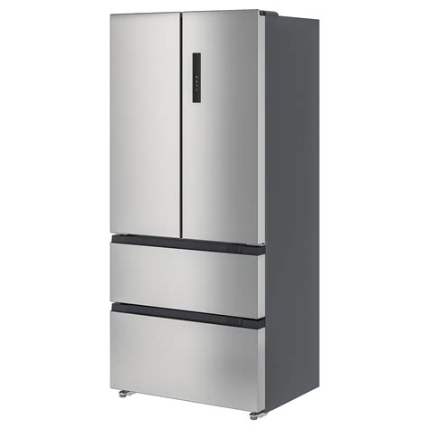 VINTERKALL French door fridge/freezer, IKEA 700 freestanding/stainless steel, 341/171 l - IKEA