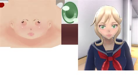 Yandere Simulator face skin texture (simple) by nnnekos on DeviantArt