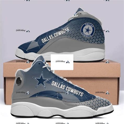 Dallas Cowboys Air JD13 Shoes Cowboys NFL Shoes Dallas | Etsy