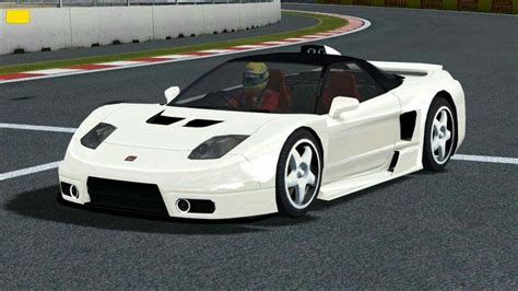 Ayrton Senna With Honda NSX-R LM