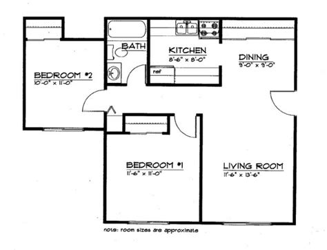 2 Bedrooms – Creekside Apartments