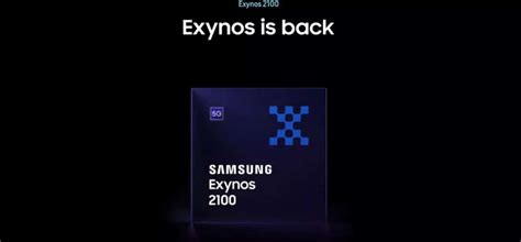 Samsung Exynos 2100 Announced